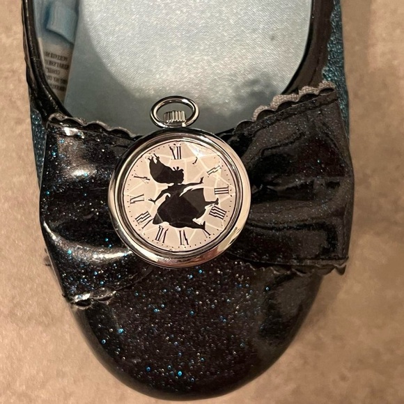 Disney Store Black Alice in Wonderland Mary Janes US Little Girl 13/1 - Picture 3 of 8